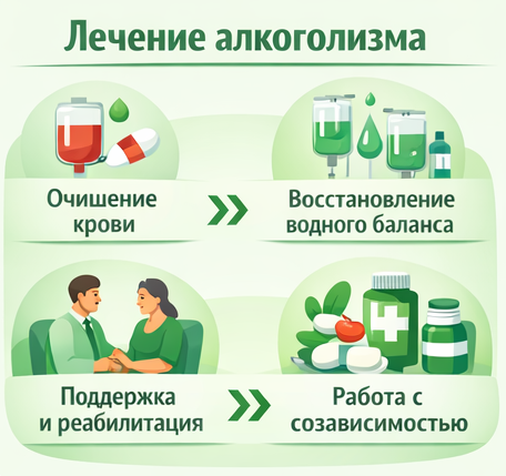 лечение алкоголизма в Кирове Кировская обл. этапы